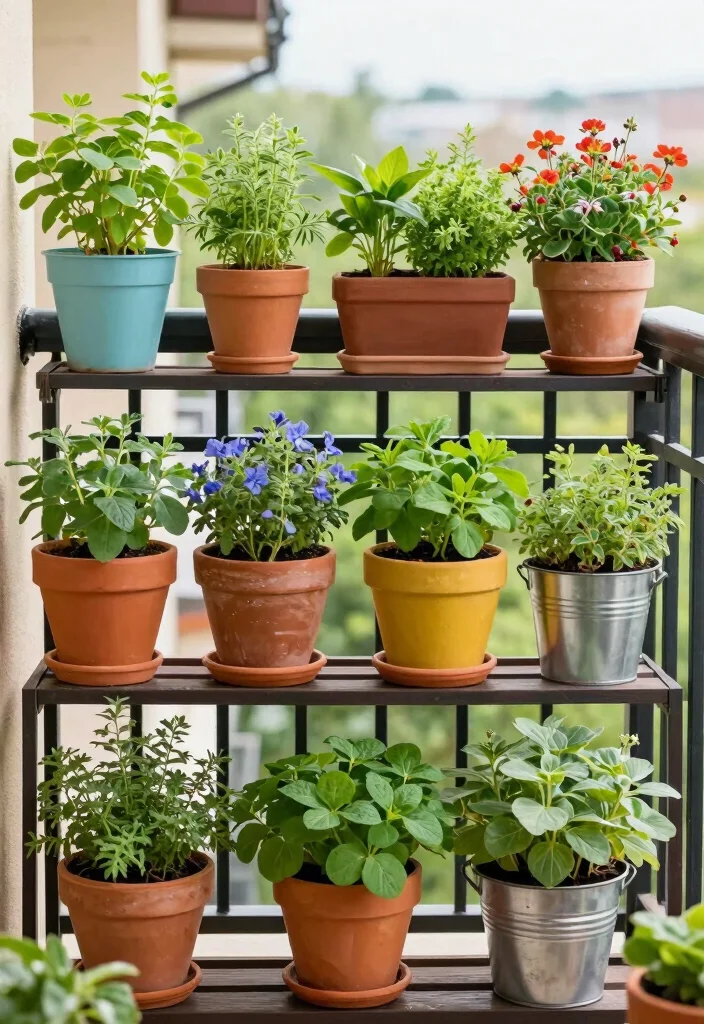 18 Balcony 2026 Trending Ideas Apartment Dwellers Will Love 3 18 Balcony 2026 Trending Ideas Apartment Dwellers Will Love - 3. Smart Container Gardening 1