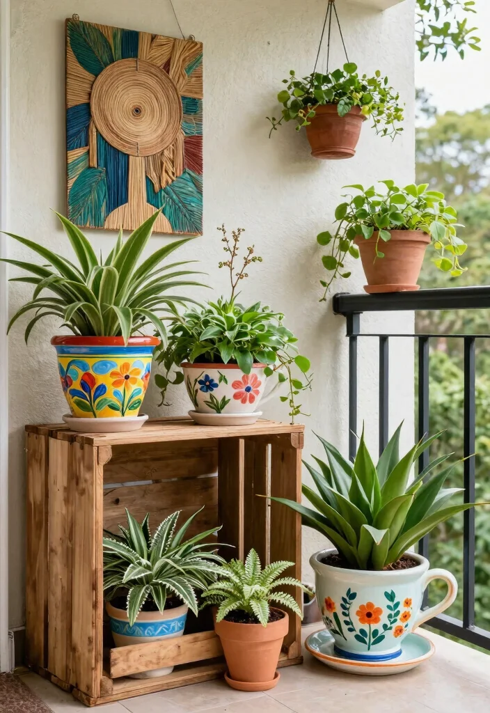 18 Balcony 2026 Trending Ideas Apartment Dwellers Will Love 26 18 Balcony 2026 Trending Ideas Apartment Dwellers Will Love - 6. Artistic Planters 1