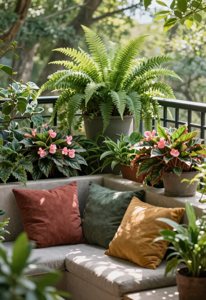 18 Balcony 2026 Trending Ideas Apartment Dwellers Will Love 27 18 Balcony 2026 Trending Ideas Apartment Dwellers Will Love - 7. Shade-Loving Plants 1