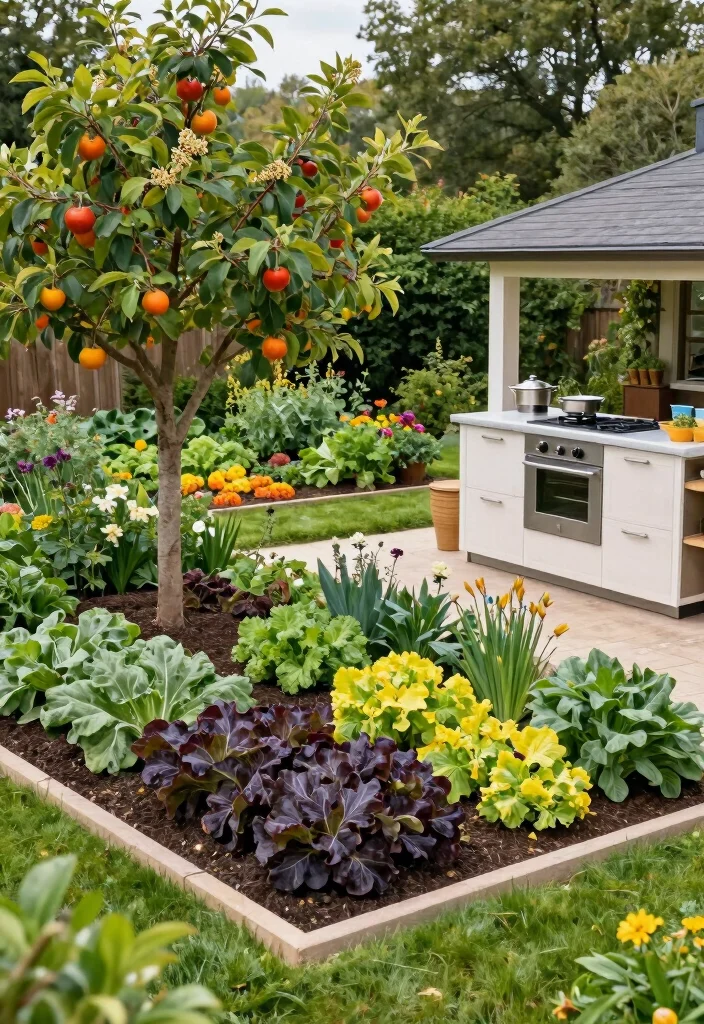 18 Outdoor Kitchen Design Ideas for the Ultimate Backyard Setup 32 18 Outdoor Kitchen Design Ideas for the Ultimate Backyard Setup - 12. Edible Landscape Design 1