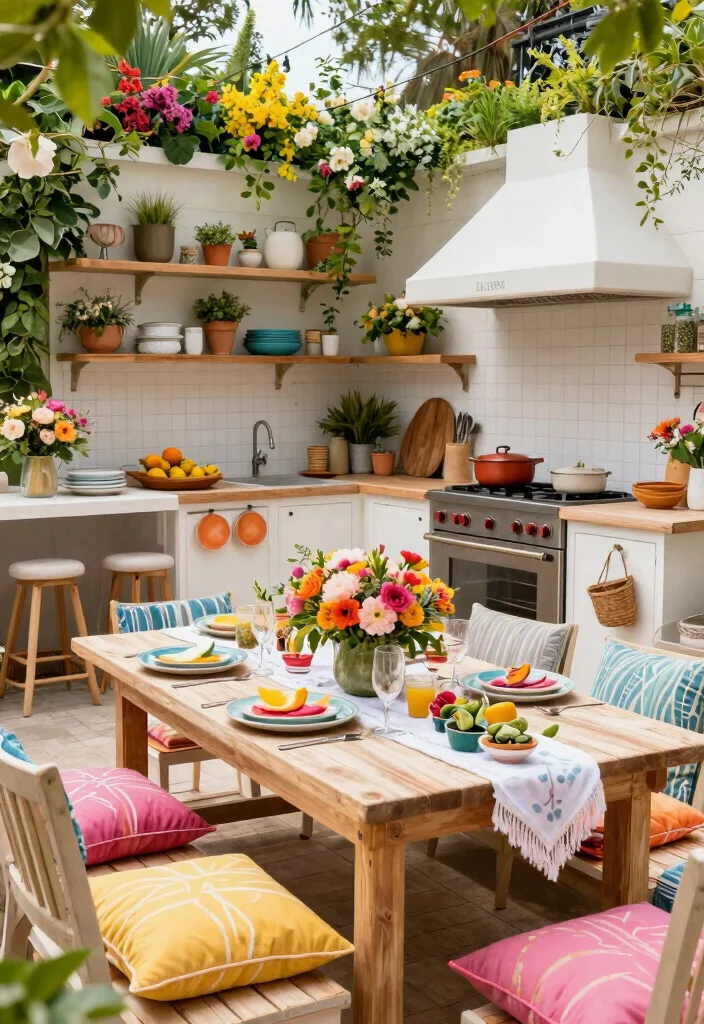 18 Outdoor Kitchen Design Ideas for the Ultimate Backyard Setup 45 18 Outdoor Kitchen Design Ideas for the Ultimate Backyard Setup - 15. Seasonal Decor Changes 1