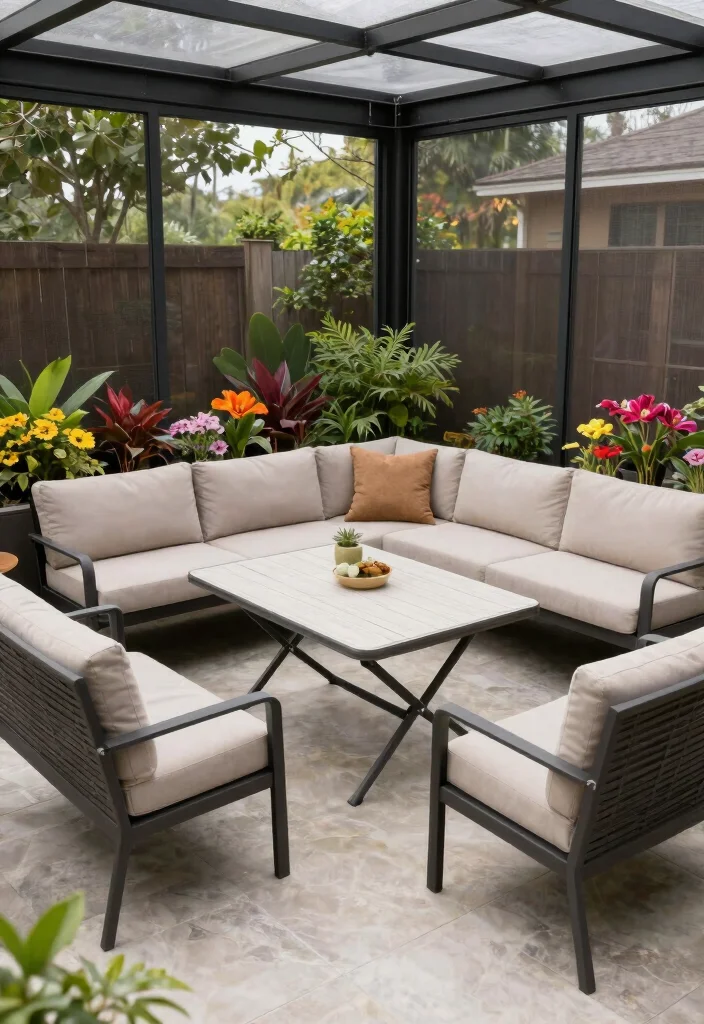 18 Outdoor Screened In Patio Ideas for Bug-Free Comfort - 11. Multi-Functional Spaces 1