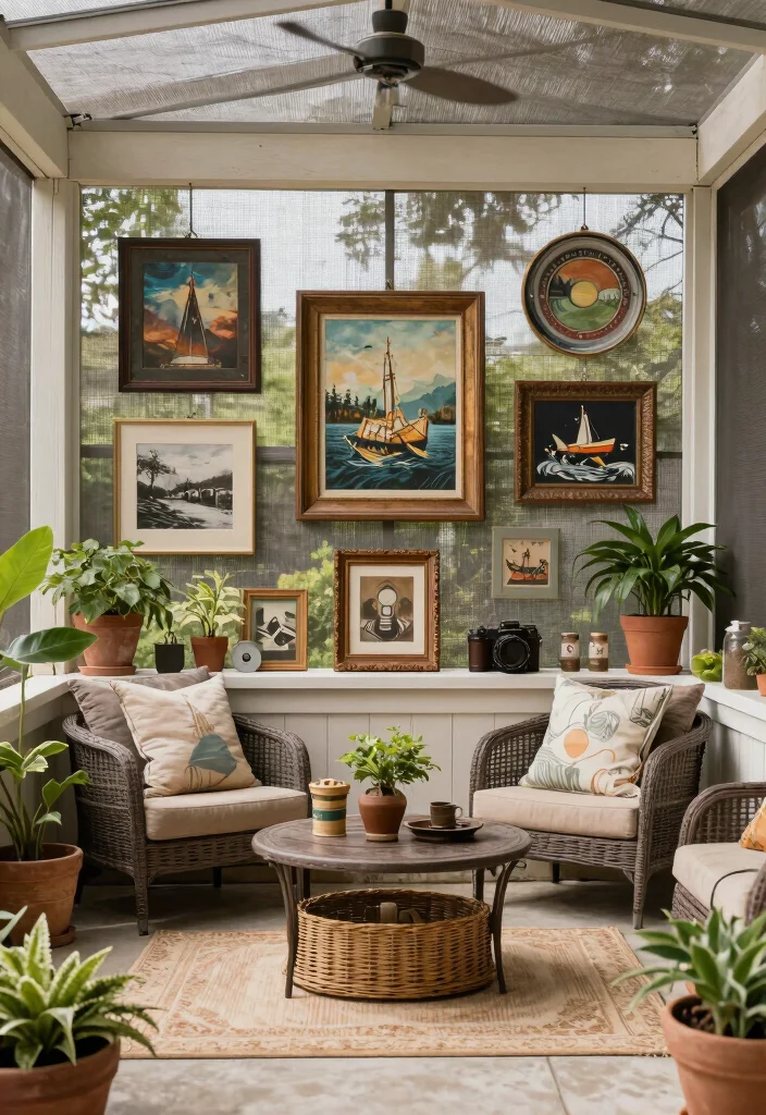 18 Outdoor Screened In Patio Ideas for Bug-Free Comfort - 18. Personal Touches to Make it Yours 1