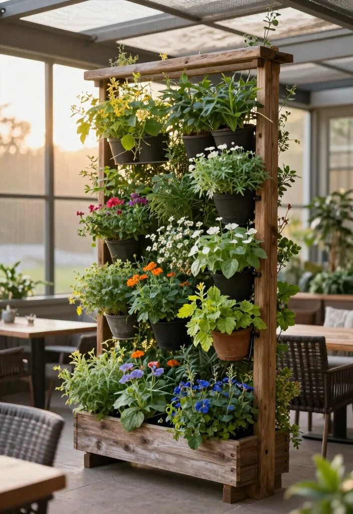18 Outdoor Screened In Patio Ideas for Bug-Free Comfort - 2. Vertical Gardens for a Green Retreat 1