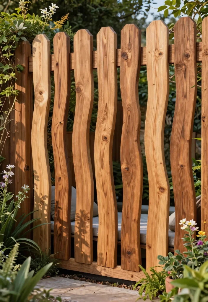 18 Privacy Fence 2026 Trending Ideas That Look Chic & Secure 31 18 Privacy Fence 2026 Trending Ideas That Look Chic & Secure - 11. Artistic Wooden Palisade 1