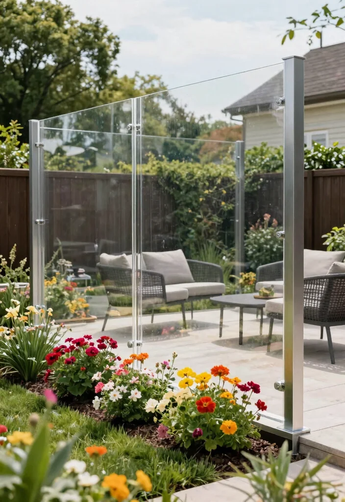 18 Privacy Fence 2026 Trending Ideas That Look Chic & Secure 42 18 Privacy Fence 2026 Trending Ideas That Look Chic & Secure - 12. Clear Acrylic Panels 1