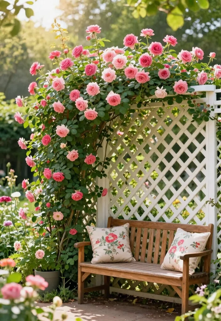 18 Privacy Fence 2026 Trending Ideas That Look Chic & Secure 15 18 Privacy Fence 2026 Trending Ideas That Look Chic & Secure - 5. Lattice Fencing with Climbing Roses 1