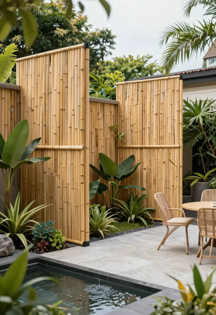 18 Privacy Fence 2026 Trending Ideas That Look Chic & Secure 26 18 Privacy Fence 2026 Trending Ideas That Look Chic & Secure - 6. Bamboo Privacy Panels 1
