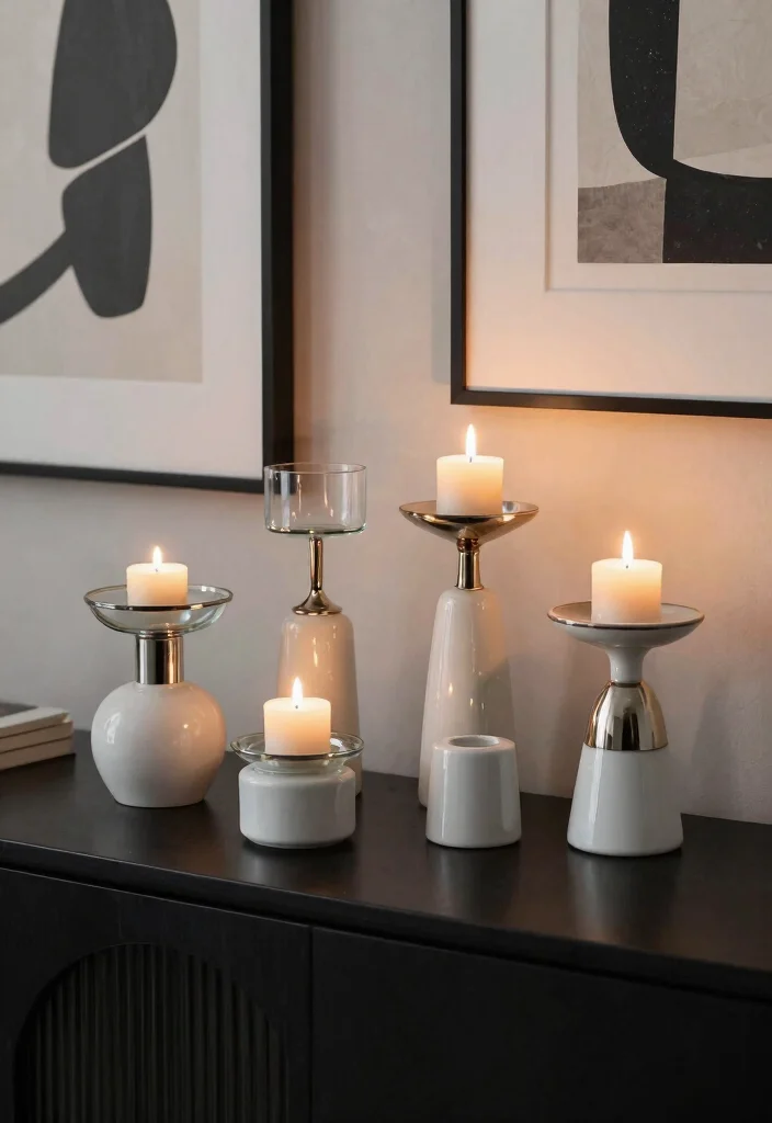 10 Porcelain Candle Holder Ideas That Won't Crack or Discolor 10 10 Porcelain Candle Holder Ideas That Won't Crack or Discolor - 10. Mixed Materials 1