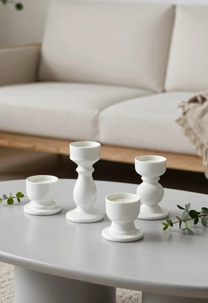 10 Porcelain Candle Holder Ideas That Won't Crack or Discolor 2 10 Porcelain Candle Holder Ideas That Won't Crack or Discolor - 2. Minimalist Wonders 1