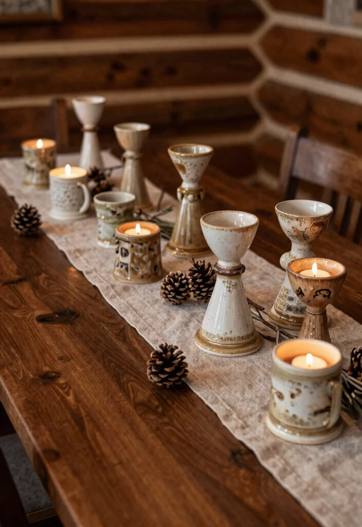 10 Porcelain Candle Holder Ideas That Won't Crack or Discolor 3 10 Porcelain Candle Holder Ideas That Won't Crack or Discolor - 3. Rustic Charm 1