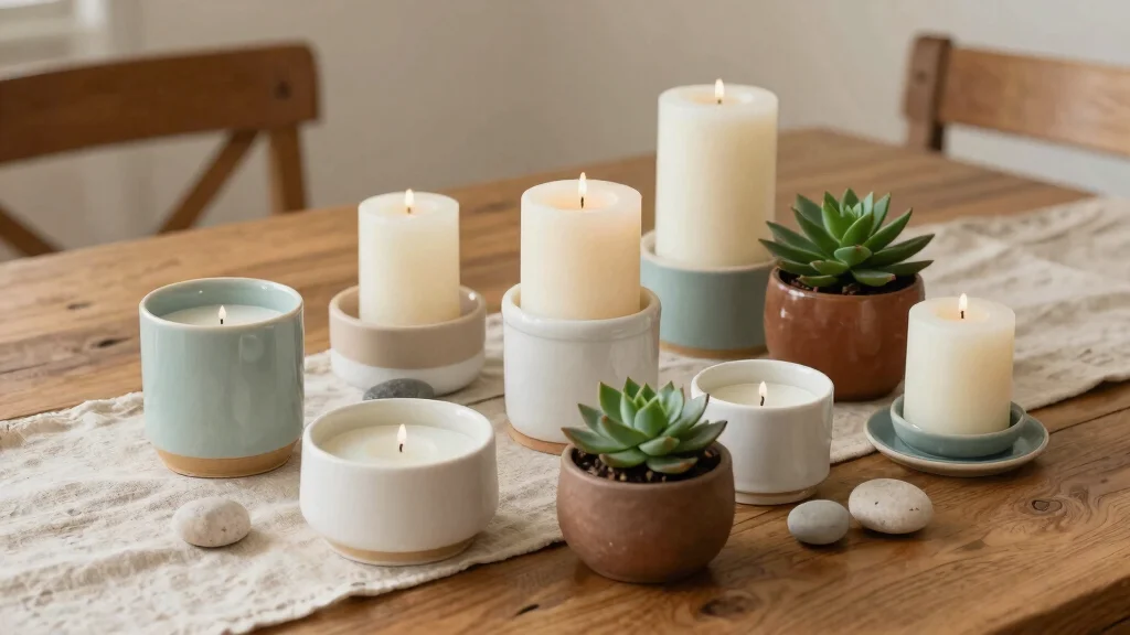 10 Porcelain Candle Holder Ideas That Won't Crack or Discolor