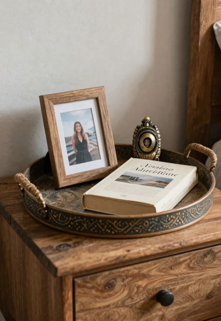 12 Boho Nightstand Decor Ideas That Don't Tip Over or Collect Dust - 8. Personal Touches with Meaning 1