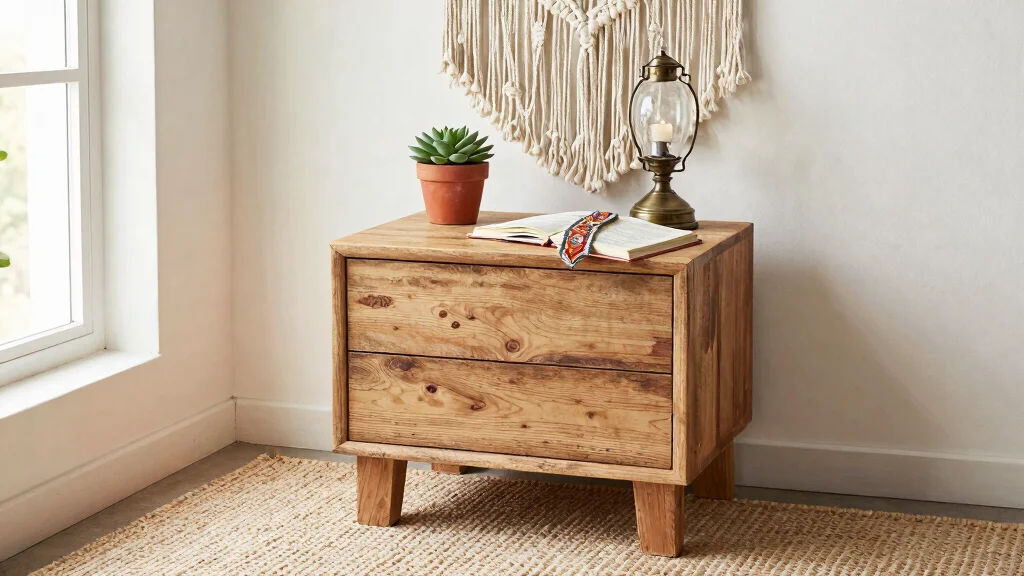 12 Boho Nightstand Decor Ideas That Don't Tip Over or Collect Dust