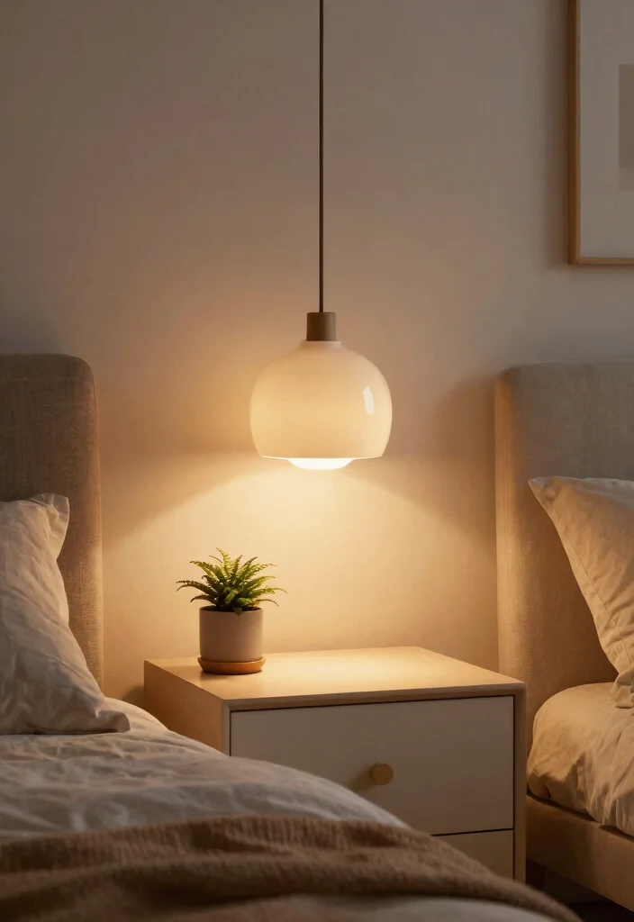 12 Ceramic Pendant Lights That Add Warmth Without Overpowering Small Spaces - 11. Soft Glow: Dimmable Ceramic Pendant Light 1