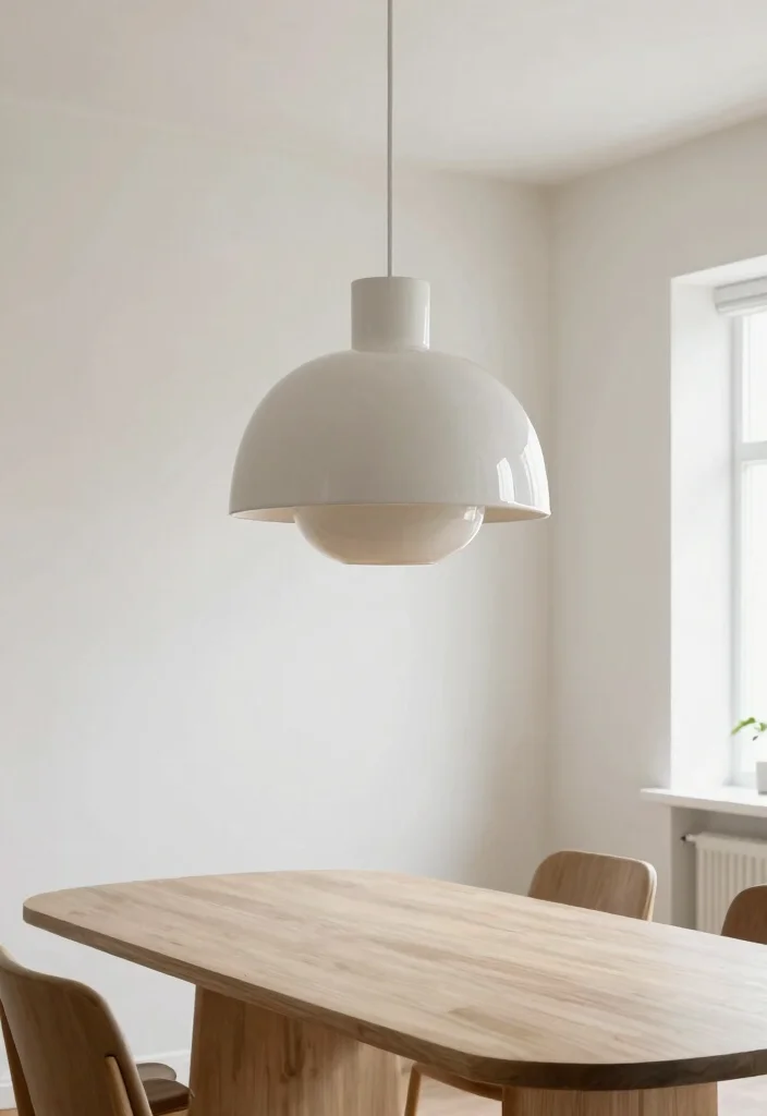 12 Ceramic Pendant Lights That Add Warmth Without Overpowering Small Spaces - 12. Statement Piece: Oversized Ceramic Pendant Light 1