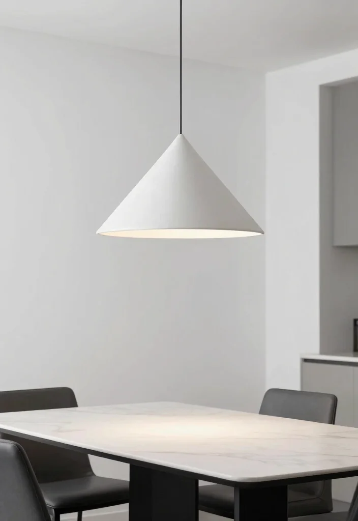 12 Ceramic Pendant Lights That Add Warmth Without Overpowering Small Spaces - 2. Geometric Elegance: Triangular Ceramic Pendant Light 1