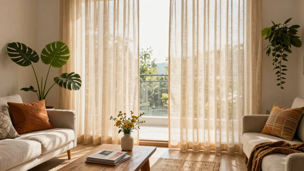 12 Net Curtains for Living Room Privacy Without Blocking Light
