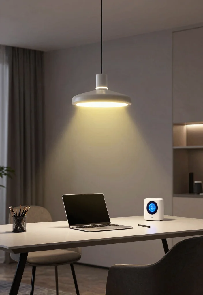 12 Office Pendant Light Suggestions That Reduce Screen Glare - 8. Smart Pendant Lights 1