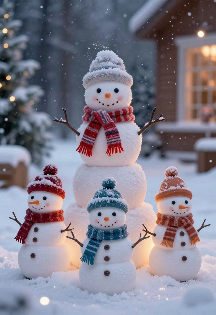 12 Snowman Candle Holder Ideas That Don't Melt or Tip Over 5 12 Snowman Candle Holder Ideas That Don't Melt or Tip Over - 5. Terracotta Snowman Holders 1