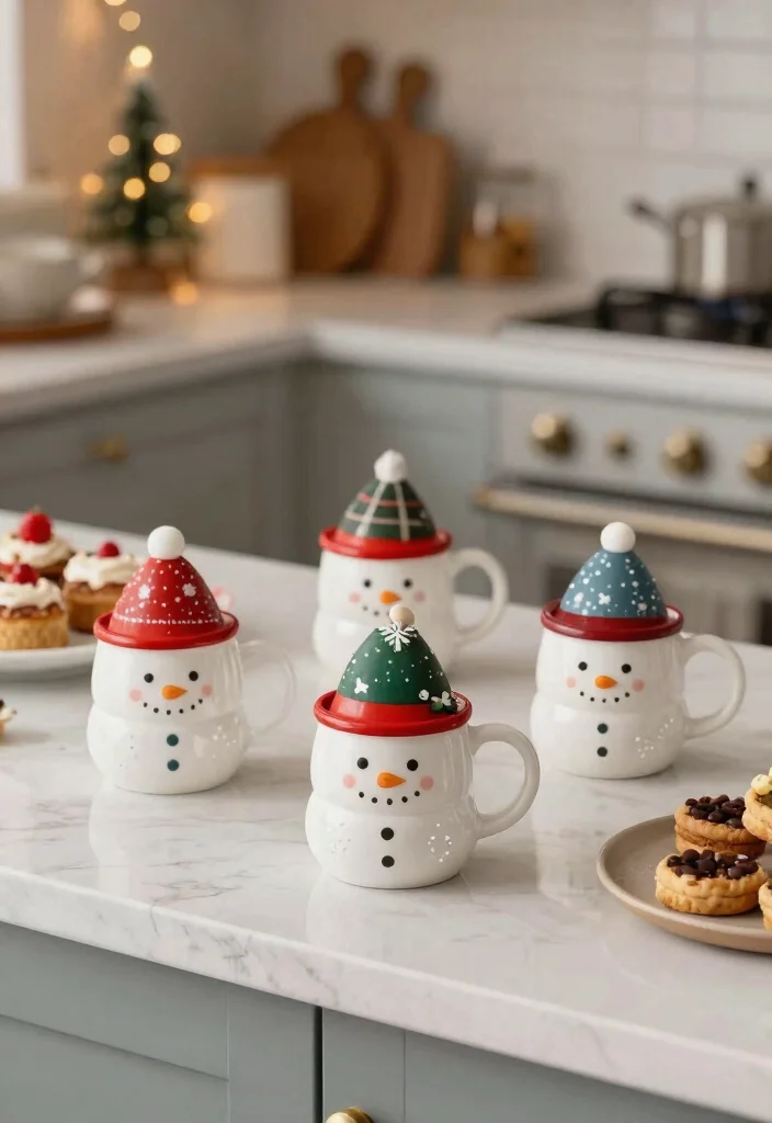 12 Snowman Candle Holder Ideas That Don't Melt or Tip Over 8 12 Snowman Candle Holder Ideas That Don't Melt or Tip Over - 8. Snowman Mug Candle Holders 1