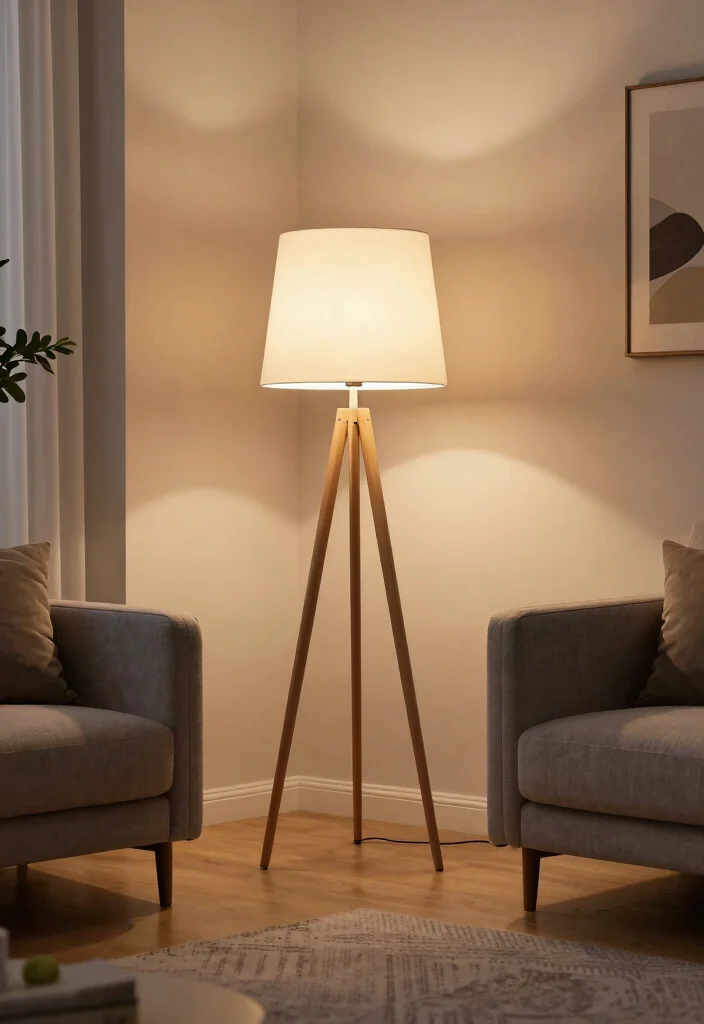 12 Tripod Floor Lamp Ideas That Brighten Dark Corners Stylishly - 11. Smart Tech Tripod Lamp 1