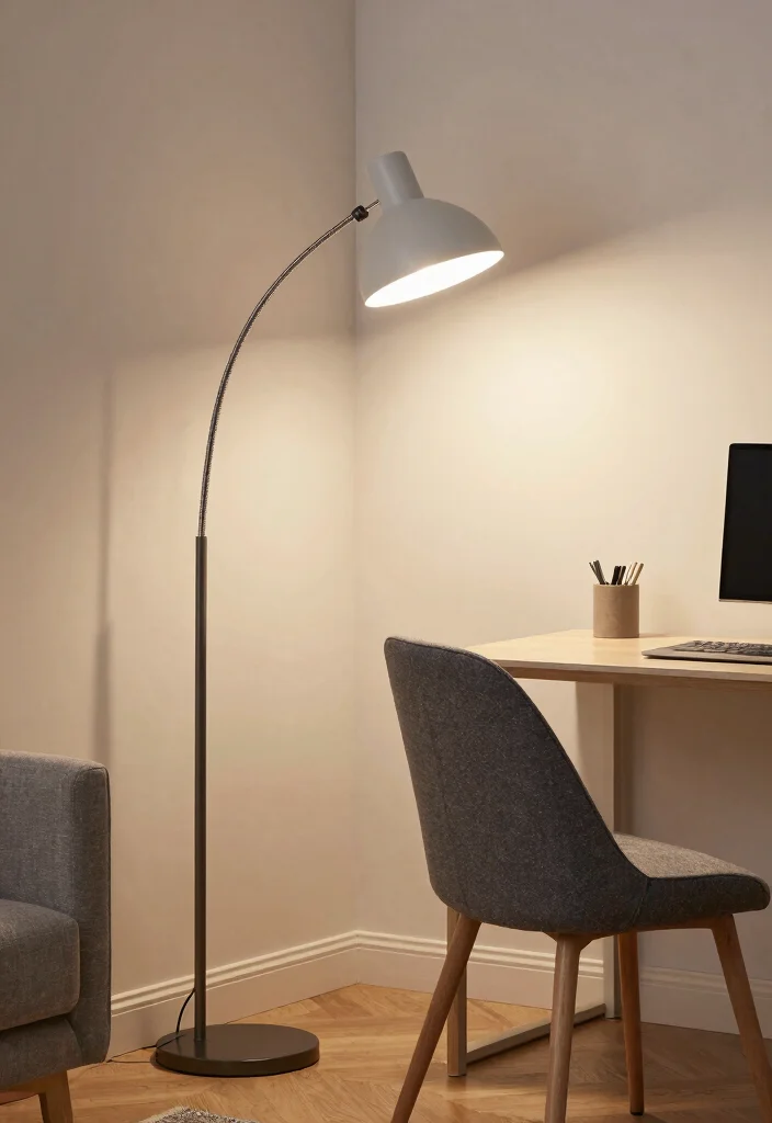 12 Tripod Floor Lamp Ideas That Brighten Dark Corners Stylishly - 8. Adjustable Tripod Lamp for Versatility 1