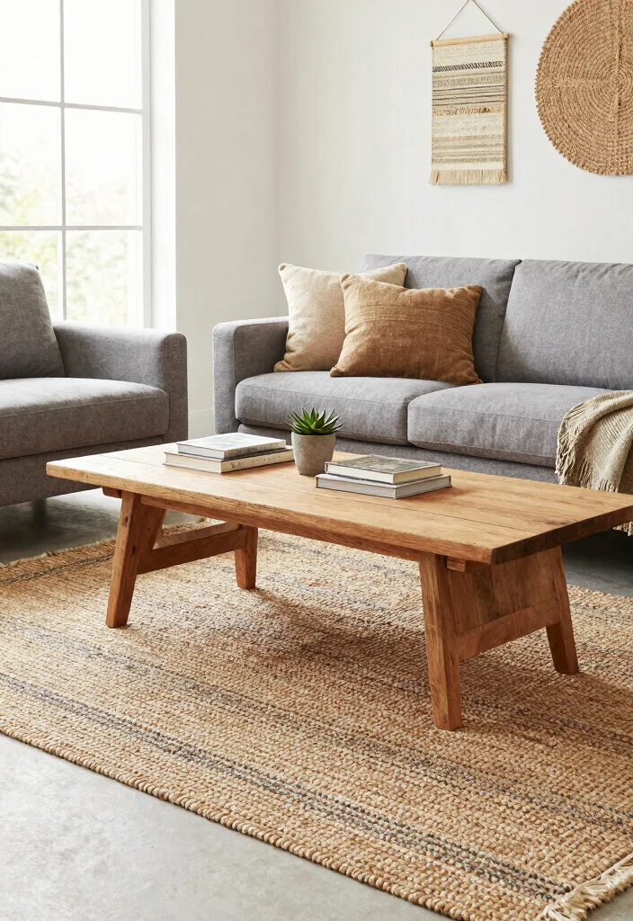 14 Area Rug for Grey Couch Picks That Add Warmth Without Clashing 1 14 Area Rug for Grey Couch Picks That Add Warmth Without Clashing - 1. Textured Jute Rug 1