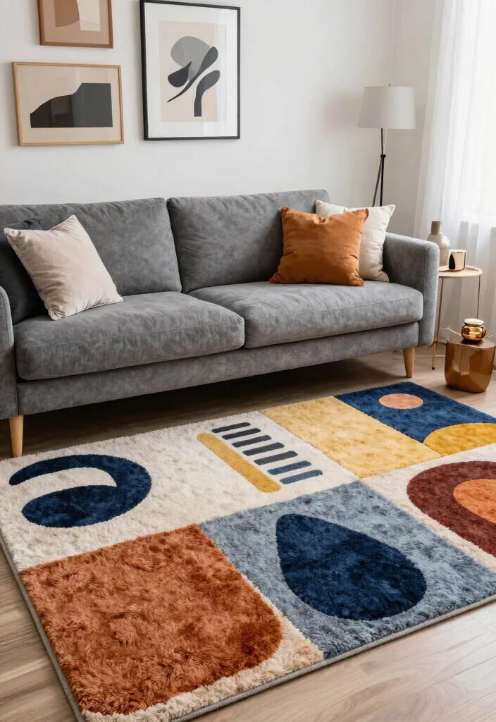 14 Area Rug for Grey Couch Picks That Add Warmth Without Clashing 14 14 Area Rug for Grey Couch Picks That Add Warmth Without Clashing - 14. Customizable Modular Rug 1
