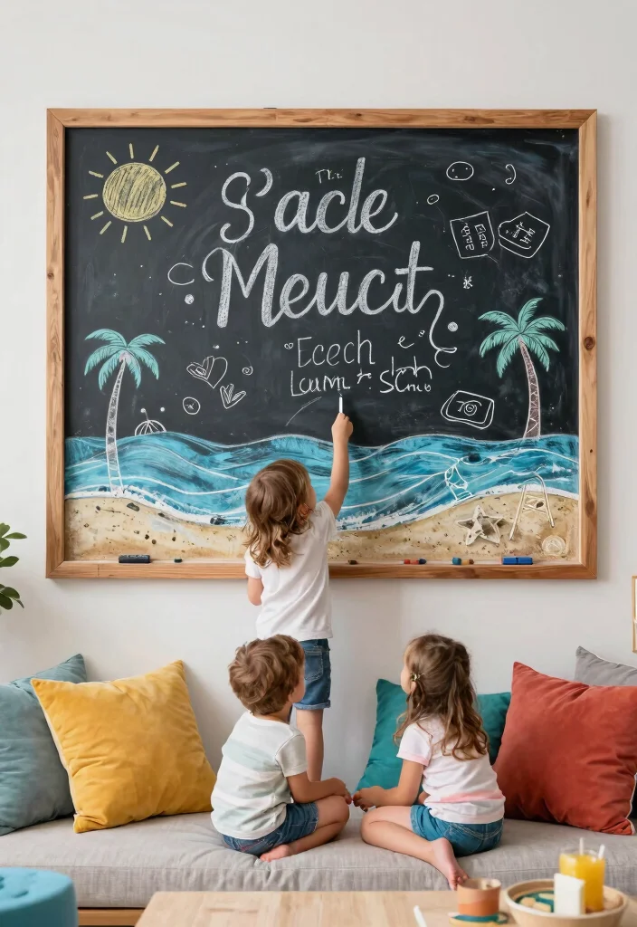 14 Beach Prints Wall Art Ideas That Feel Coastal Without the Cliches 13 14 Beach Prints Wall Art Ideas That Feel Coastal Without the Cliches - 13. Interactive Beach Decor 1