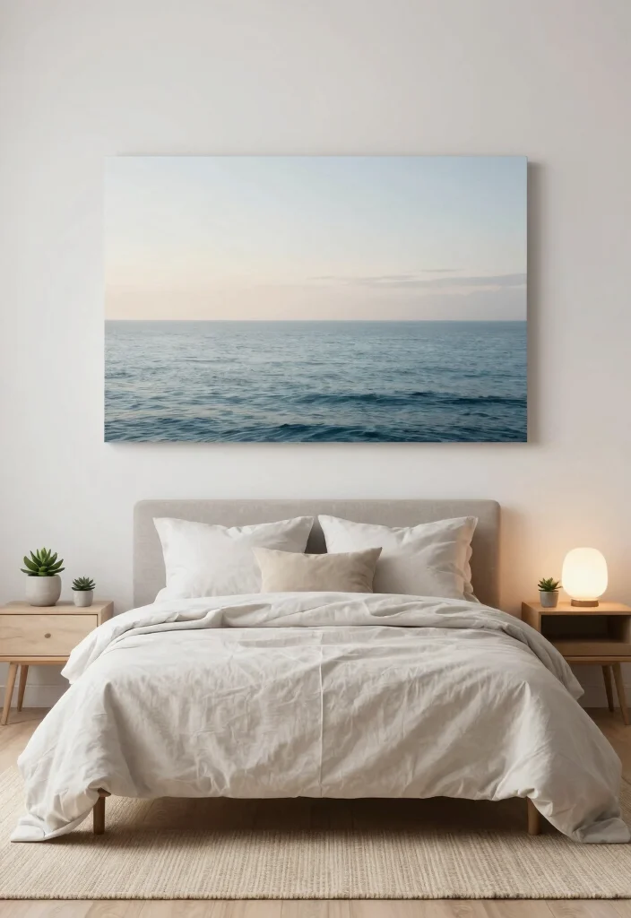 14 Beach Prints Wall Art Ideas That Feel Coastal Without the Cliches 2 14 Beach Prints Wall Art Ideas That Feel Coastal Without the Cliches - 2. Minimalist Seascapes 1