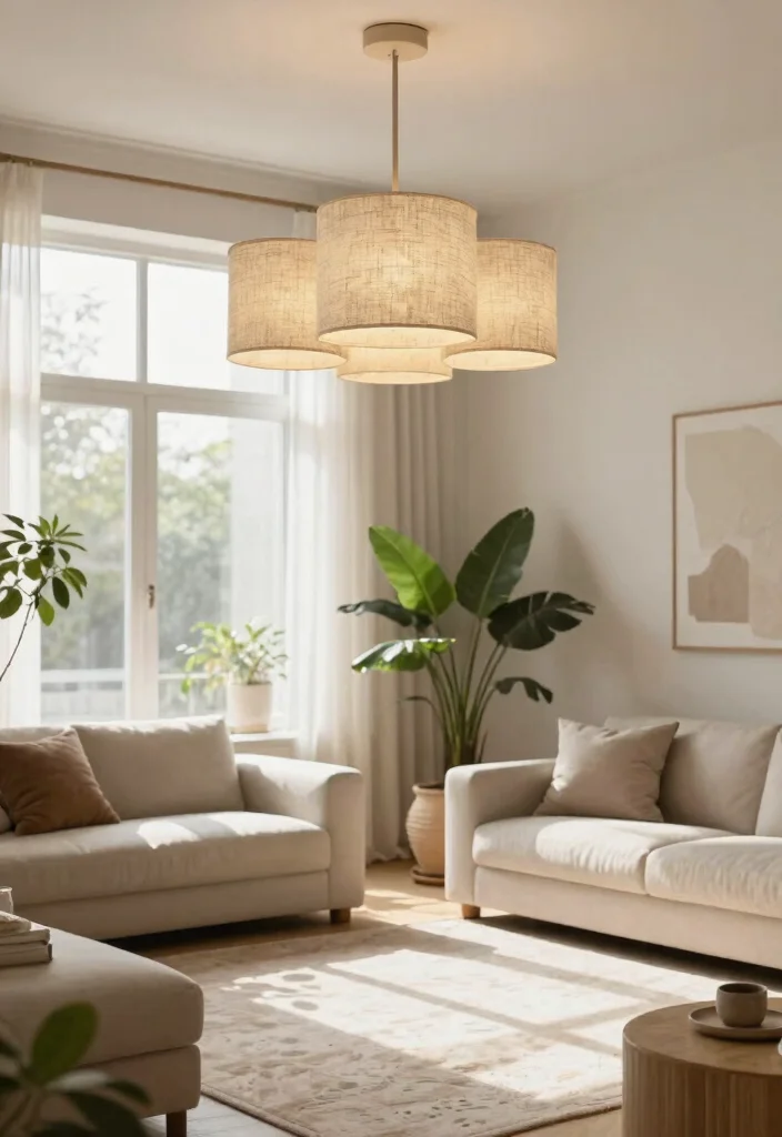 14 Chandelier Lamp Shades That Update an Old Fixture on a Budget - 1. Textured Linen Shades 1