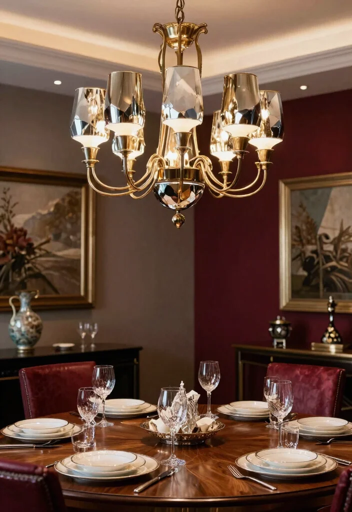 14 Chandelier Lamp Shades That Update an Old Fixture on a Budget - 8. Metallic and Mirrored Shades 1