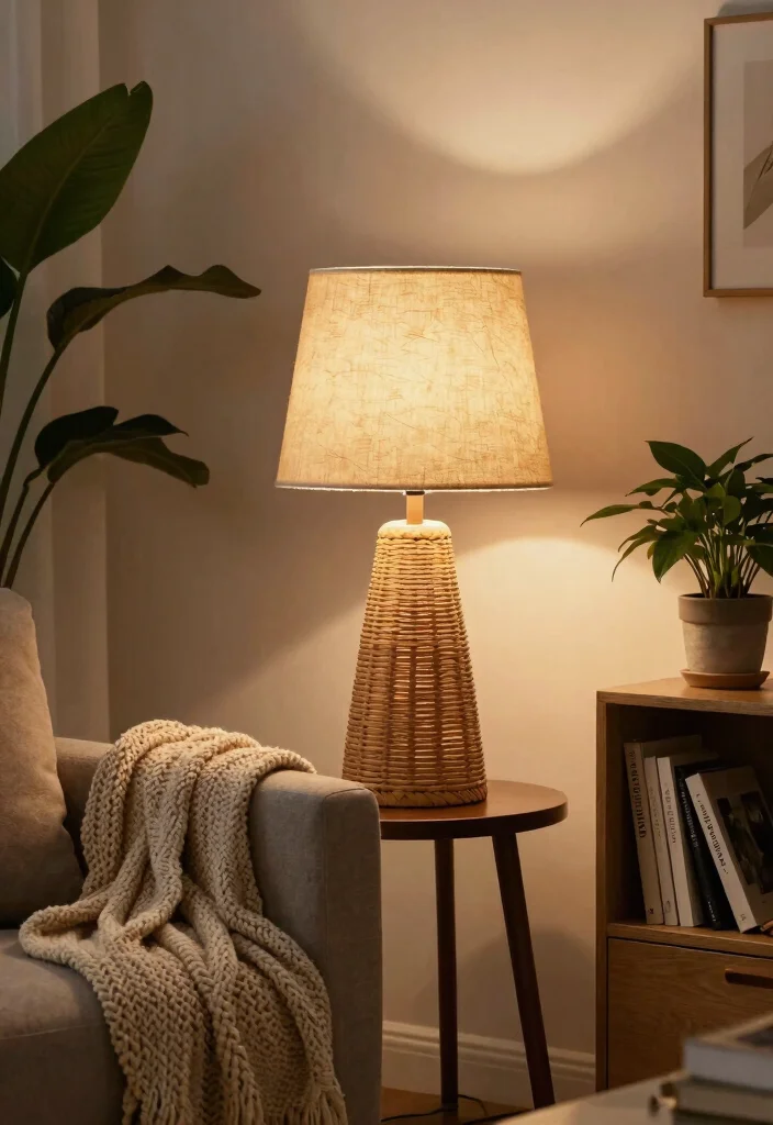 14 Rattan Lamp Shade Ideas That Add Warmth to Cool Rooms 2 14 Rattan Lamp Shade Ideas That Add Warmth to Cool Rooms - 2. Rattan Table Lamps 1