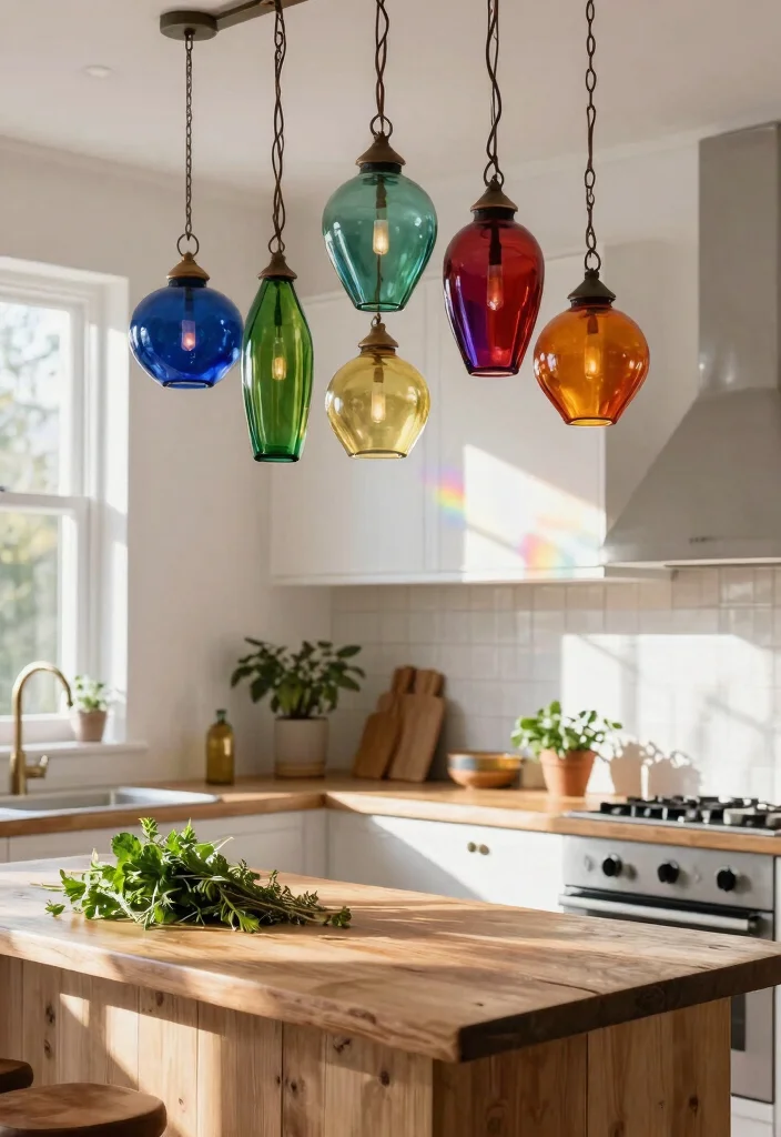 15 Boho Pendant Light Ideas That Layer Without Overwhelming 2 15 Boho Pendant Light Ideas That Layer Without Overwhelming - 2. Ethereal Glass Drops 1