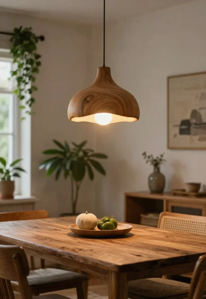 15 Boho Pendant Light Ideas That Layer Without Overwhelming 4 15 Boho Pendant Light Ideas That Layer Without Overwhelming - 4. Natural Wood Wonders 1