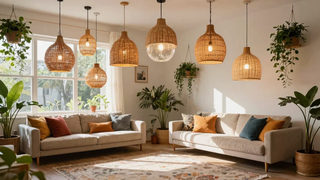 15 Boho Pendant Light Ideas That Layer Without Overwhelming