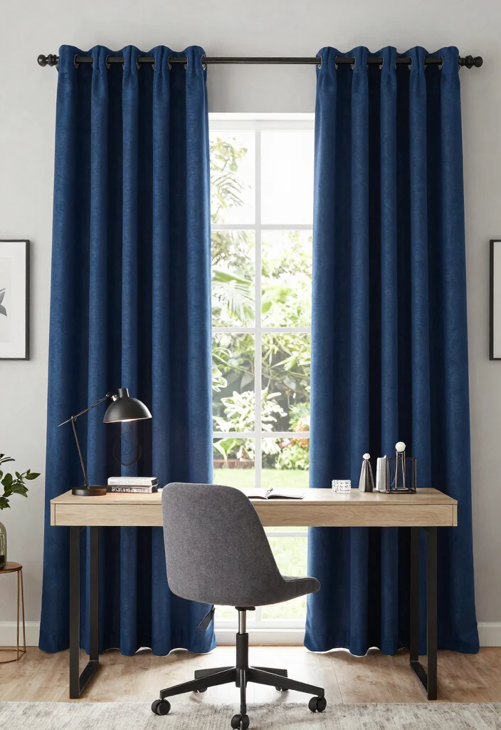 15 Home Office Curtains That Block Glare Without Killing Natural Light 9 15 Home Office Curtains That Block Glare Without Killing Natural Light - 9. Thermal Insulated Curtains 1