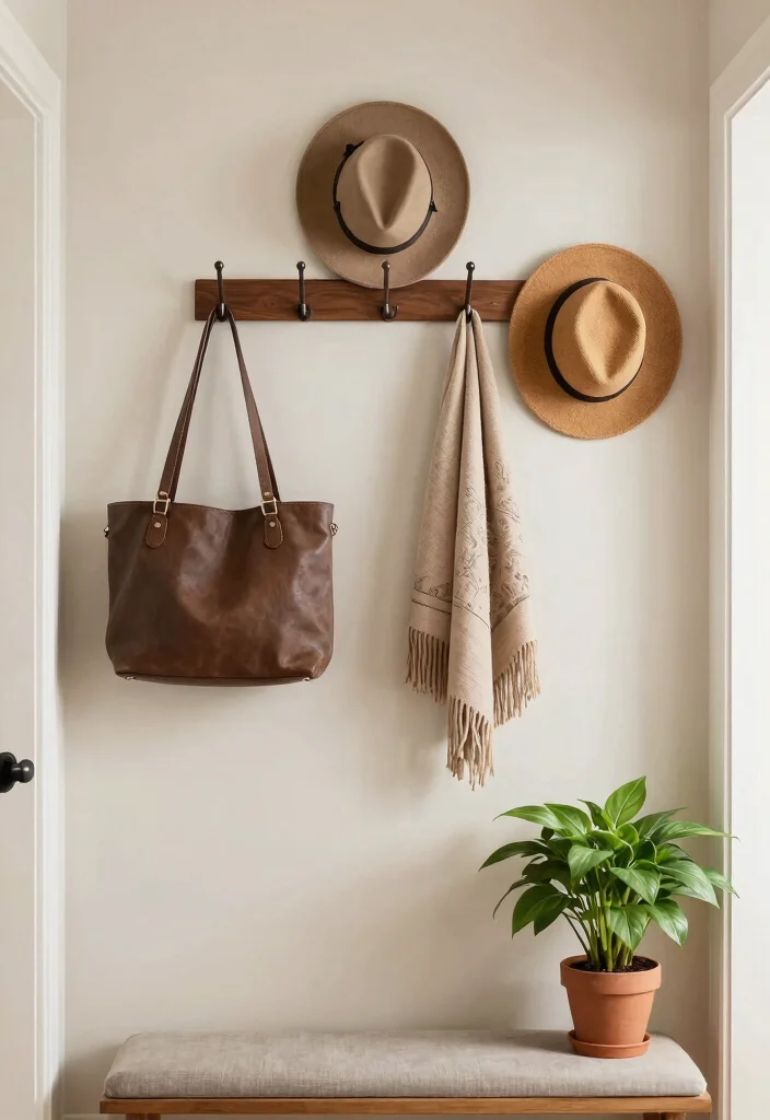 15 IKEA Wall Decor Ideas That Look Custom and High-End 12 15 IKEA Wall Decor Ideas That Look Custom and High-End - 12. Stylish Hooks for Functional Decor 1