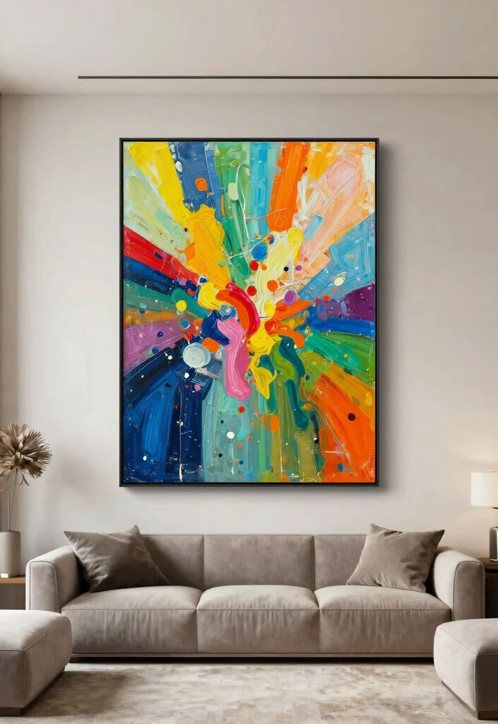 15 IKEA Wall Decor Ideas That Look Custom and High-End 15 15 IKEA Wall Decor Ideas That Look Custom and High-End - 15. Create a Minimalist Wall with One Large Art Piece 1