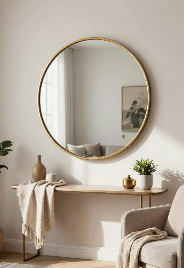 15 IKEA Wall Decor Ideas That Look Custom and High-End 3 15 IKEA Wall Decor Ideas That Look Custom and High-End - 3. Hang a Statement Mirror 1