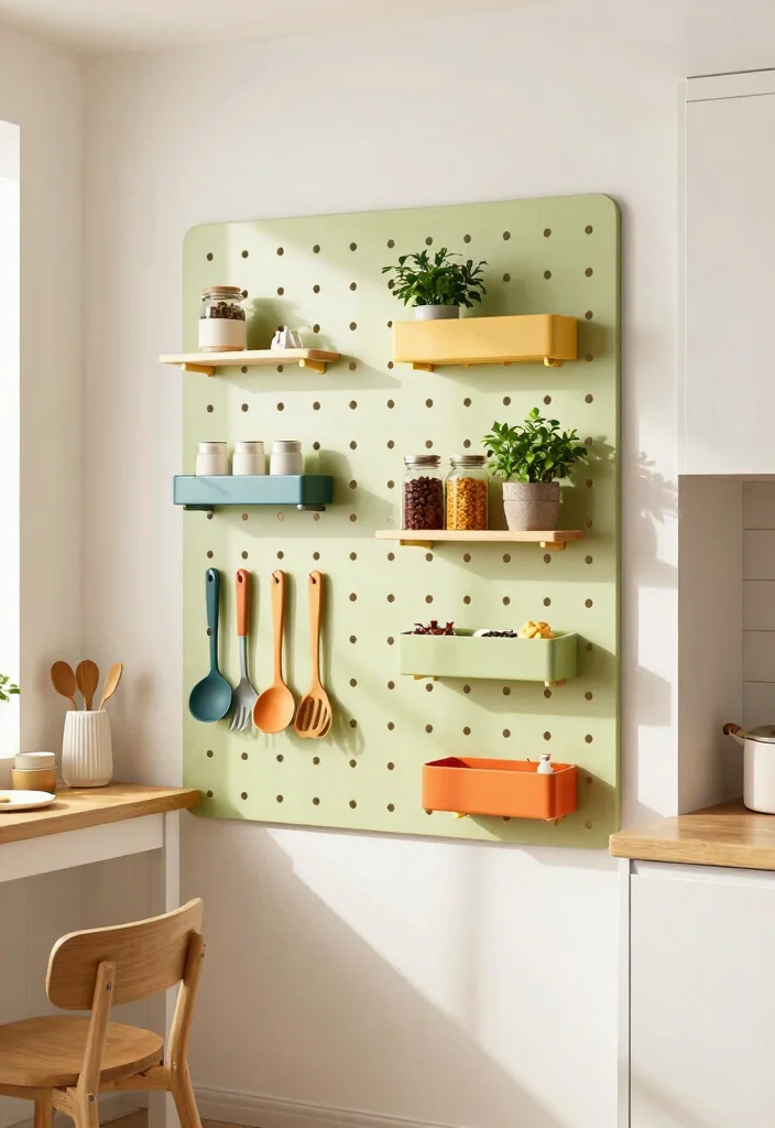 15 IKEA Wall Decor Ideas That Look Custom and High-End 5 15 IKEA Wall Decor Ideas That Look Custom and High-End - 5. Use Pegboard for Customizable Storage 1