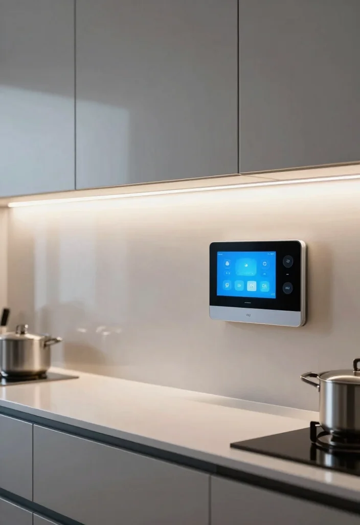 15 Kitchen Wall Lamp Ideas That Free Up Counter Space - 13. Smart Wall Lighting Solutions 1