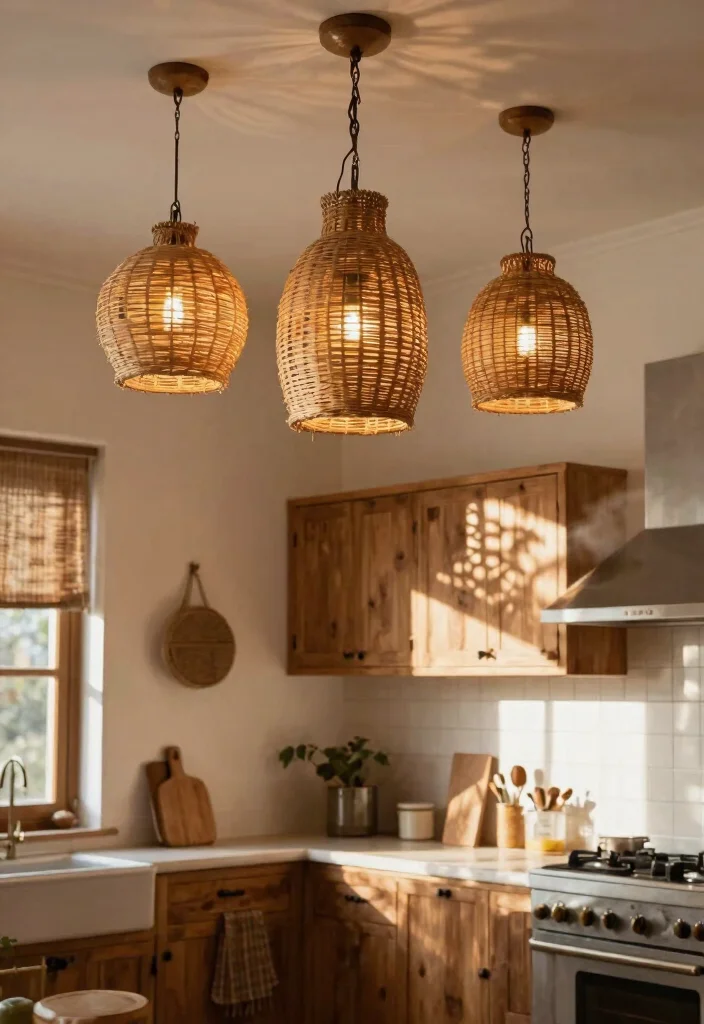 15 Modern Hanging Lamp Ideas for High Ceilings and Open Spaces 12 15 Modern Hanging Lamp Ideas for High Ceilings and Open Spaces - 12. Vintage Basket Lights 1