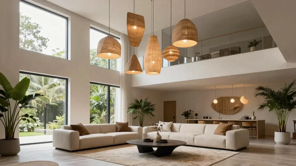 15 Modern Hanging Lamp Ideas for High Ceilings and Open Spaces
