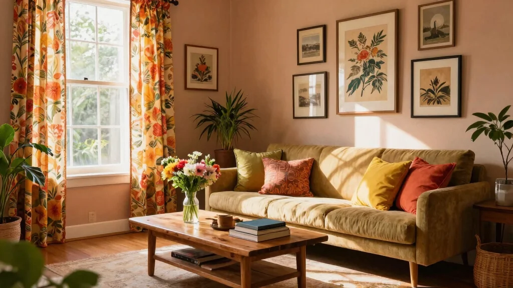 15 Vintage Curtains Living Room Setups That Don't Look Dated