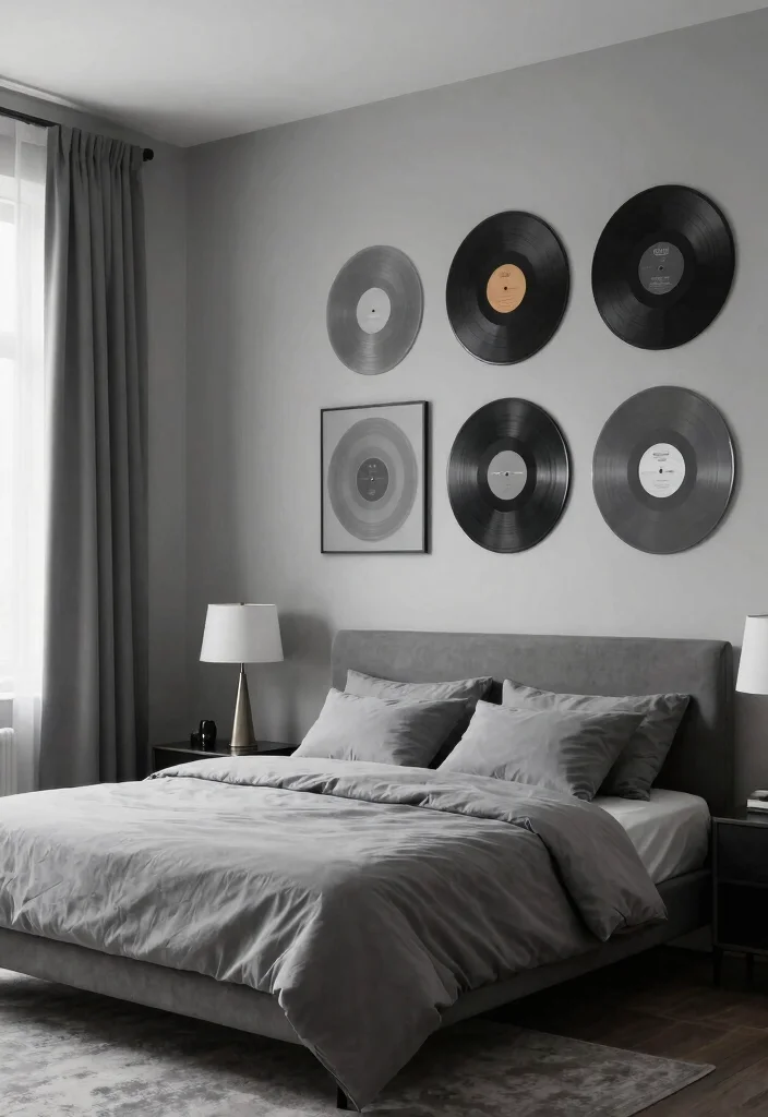 15 Vinyl Wall Decor Ideas for Renters That Remove Cleanly - 10. Monochromatic Themes 1