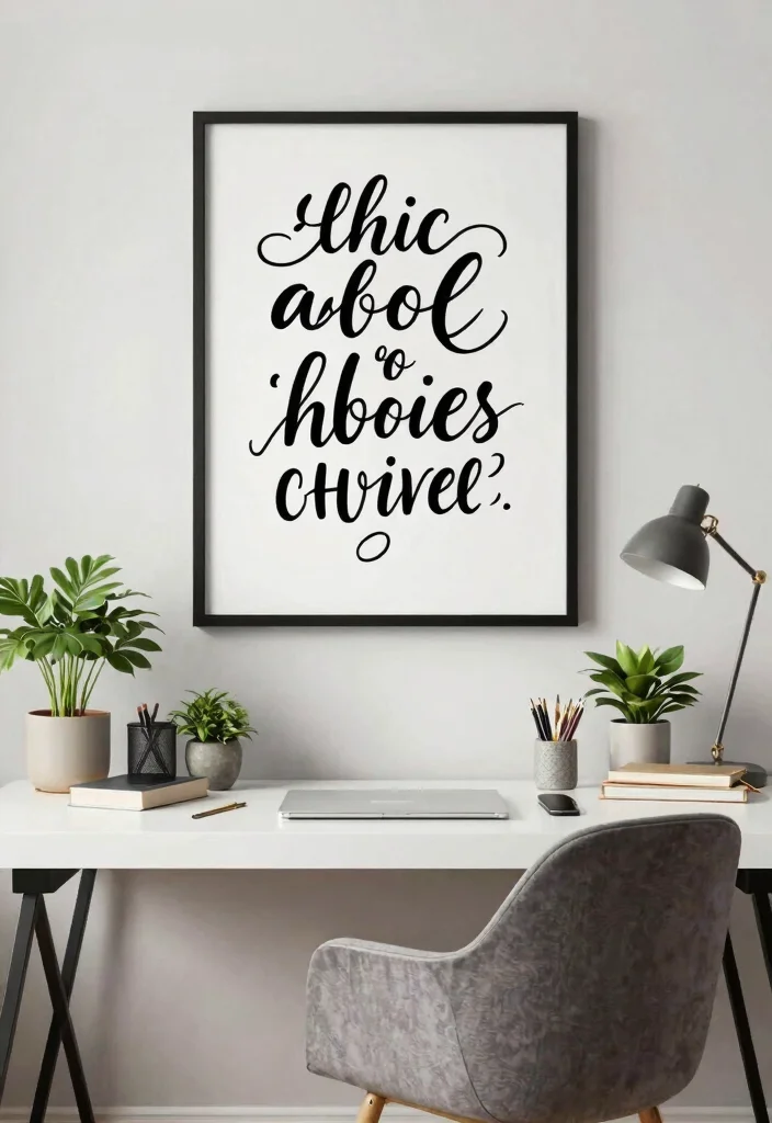 15 Vinyl Wall Decor Ideas for Renters That Remove Cleanly - 5. Quotes and Typography 1