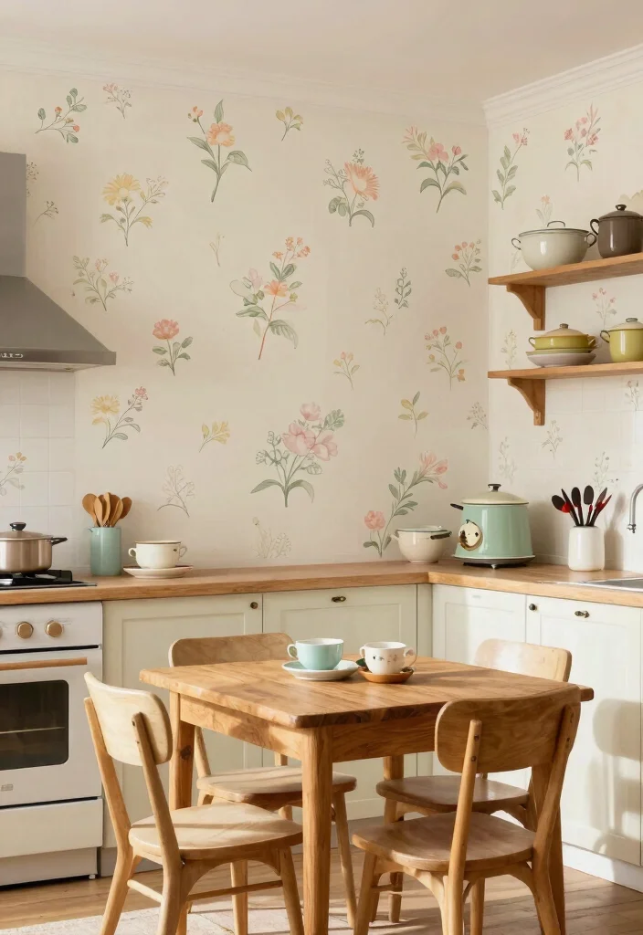 15 Vinyl Wall Decor Ideas for Renters That Remove Cleanly - 7. Vintage-Inspired Decals 1